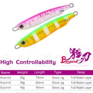 JIG TSURINOYA BAYONET 20G/30G/40G