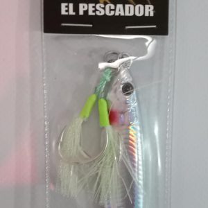 JIG EL PESCADOR CON COLA REFLECTORA