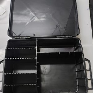 CAJA PARA ACCESORIOS CON DOBLE COMPARTIMIENTO