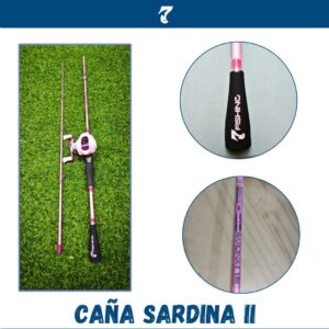 CAÑA SARDINA 2 ROSADA BAITCASTING/SPINNING
