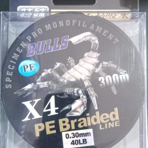 CUERDA TRENZADA BULLS 4X